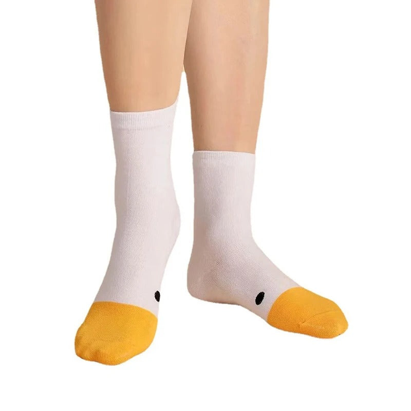 Medias largas con diseño Pato